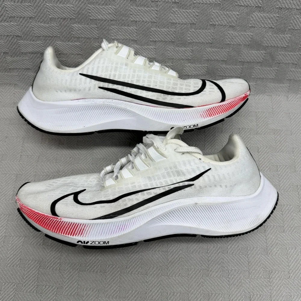 Nike Air Zoom‎ Pegasus 37 White Womens Size 7.5 Running BQ9647-103